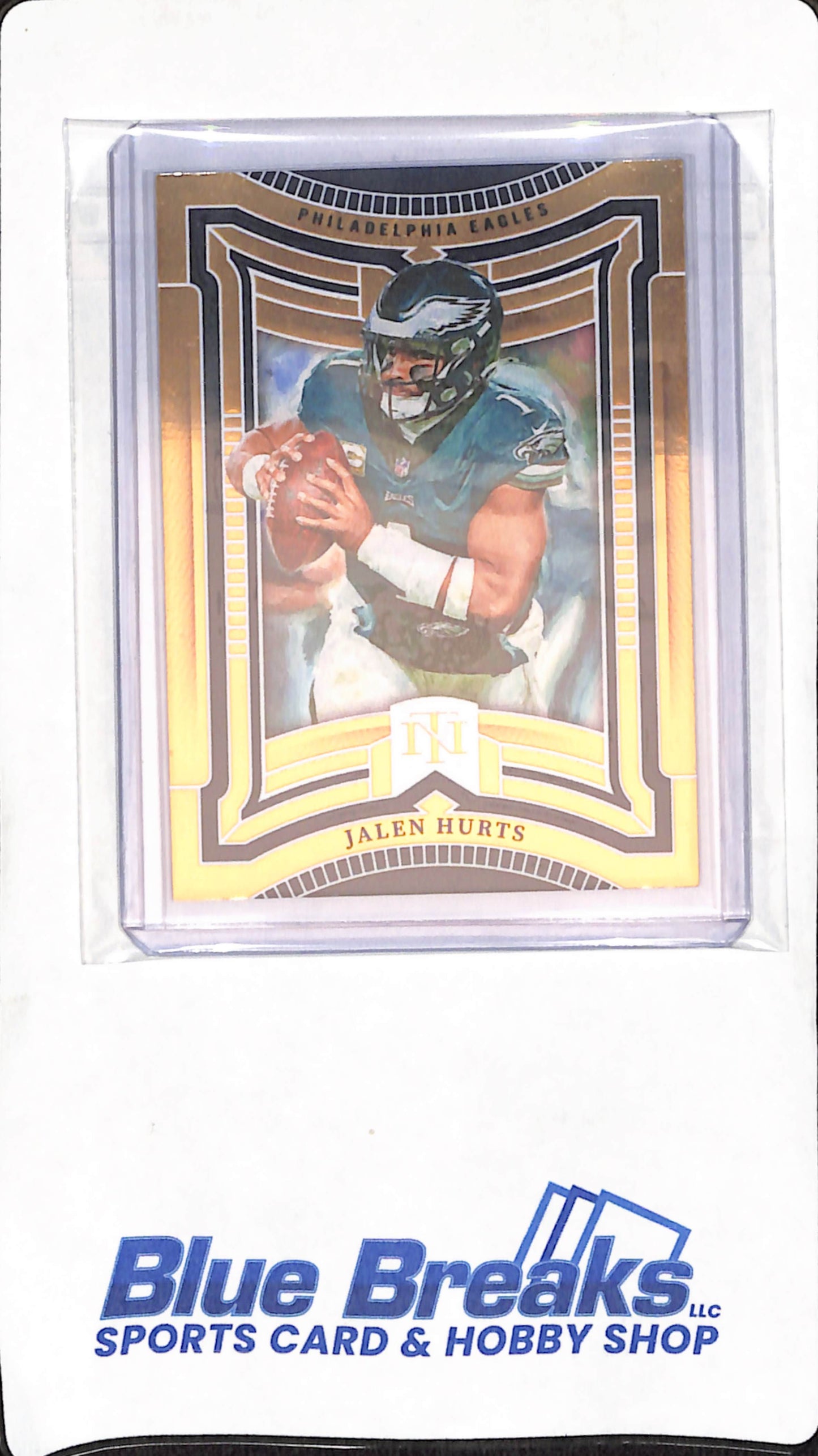 2023 Panini - National Treasures - Treasure Hunt - AU - Jalen Hurts - 9/10 - #THS-JH - football - Eagles