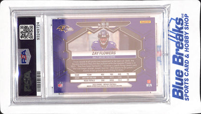 2023 Panini Mosaic - NFL Debut Mosaic - Day Flowers - RC - #ND-18 - PSA 10 - football -Ravens