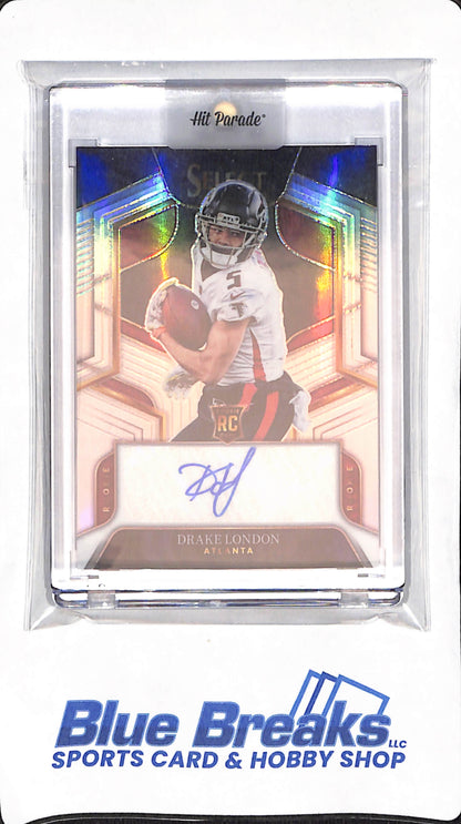2022 Panini Select - Drake London - auto - 002/199 -RC - #RS-DL - football - Falcons
