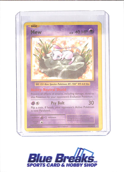2016 Pokemon - Mew - Holo - XY Evolutions - 53/108