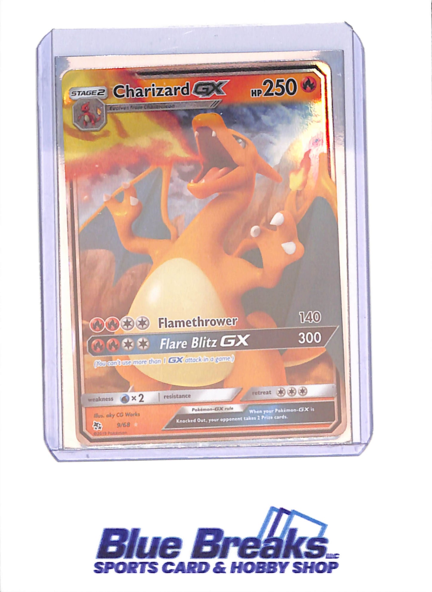 2019 Pokemon - Charizard GX - Hidden Fates - 9/68