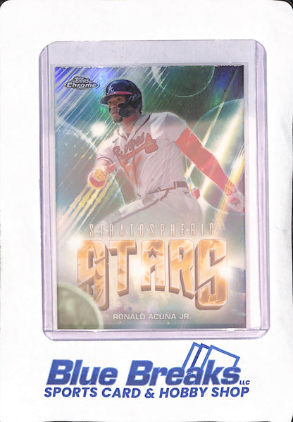 2024 Topps Chrome - Ronald Acuna Jr - Stratospheric - Atlanta Braves - Baseball - #SSC-3
