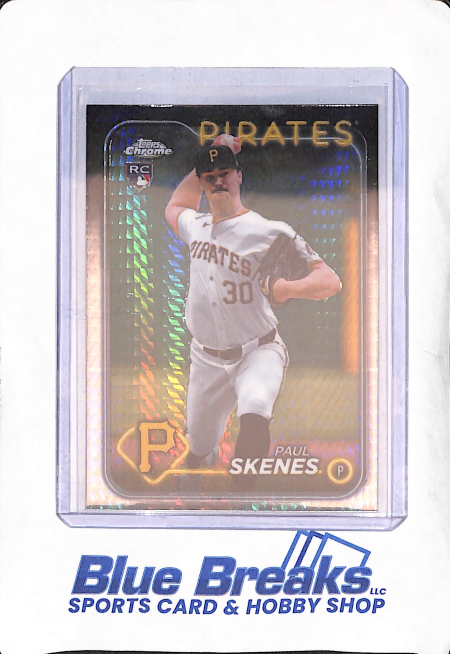 2024 Topps Chrome Update - Paul Skenes - Prism Refractor - Pittsburgh Pirates - Baseball - RC - #USC88
