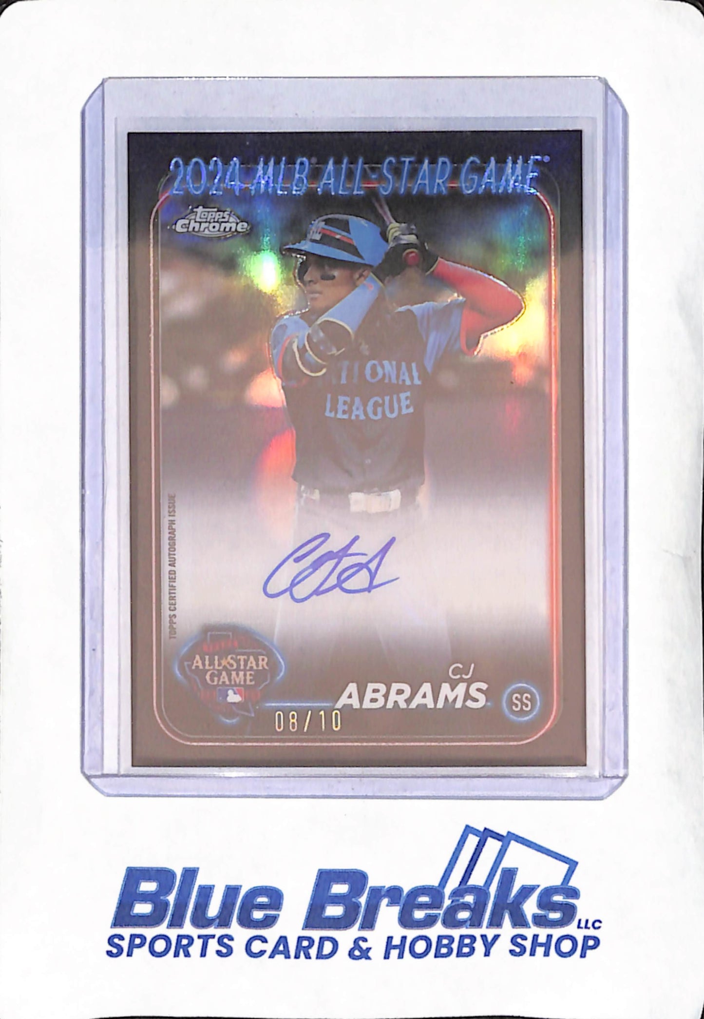 2024 Topps Chrome - CJ Abrams - MLB All-Star Game Autograph - Washington Nationals - Baseball - 08/10 - #ASGCA-CA