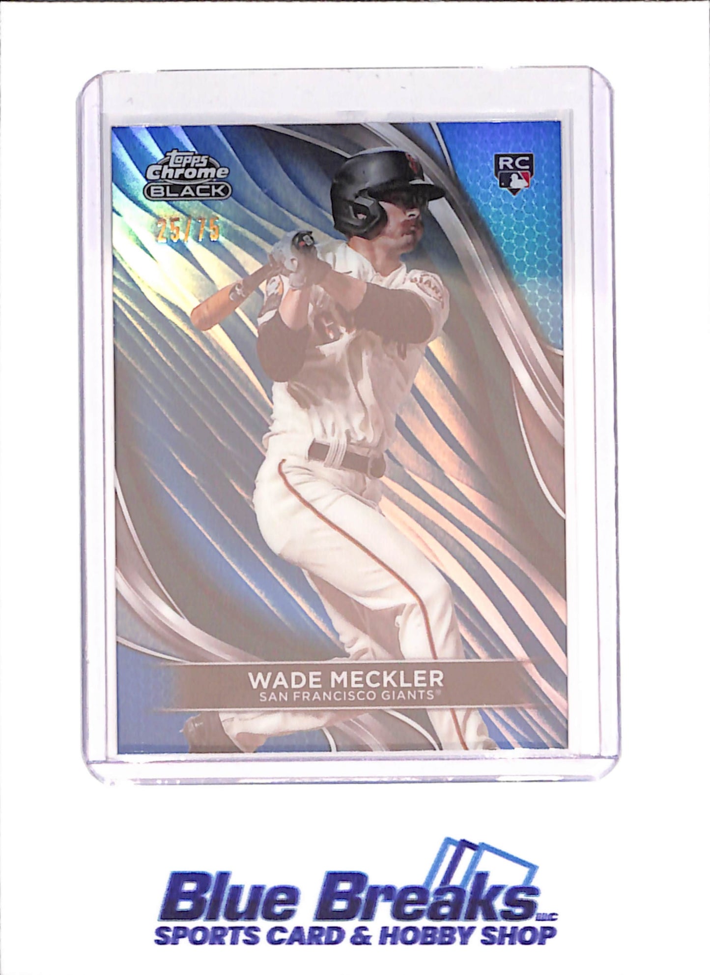 2024 Topps Chrome Black - Wade Meckler - RC - 25/75 - San Francisco Giants - Baseball - #47 - drop