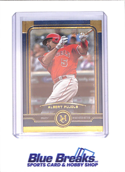 2019 Topps Museum Collection - Albert Pujols - 54/150 - Los Angeles Angels - Baseball - #2 - drop