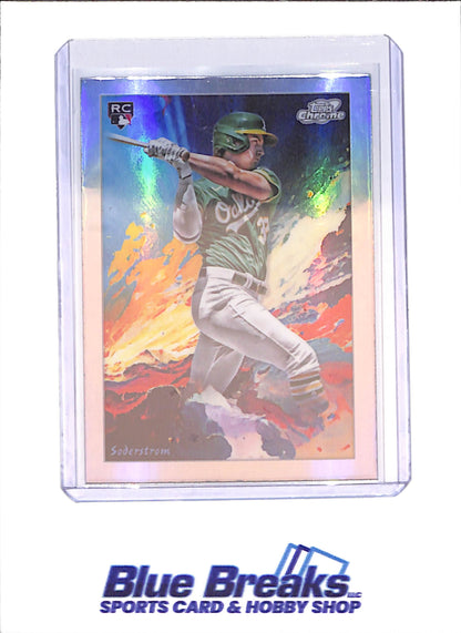 2024 Topps Chrome Cosmic - Tyler Soderstrom - RC - Stars in the Night - Oakland Athletics - Baseball - #STN-10 - drop