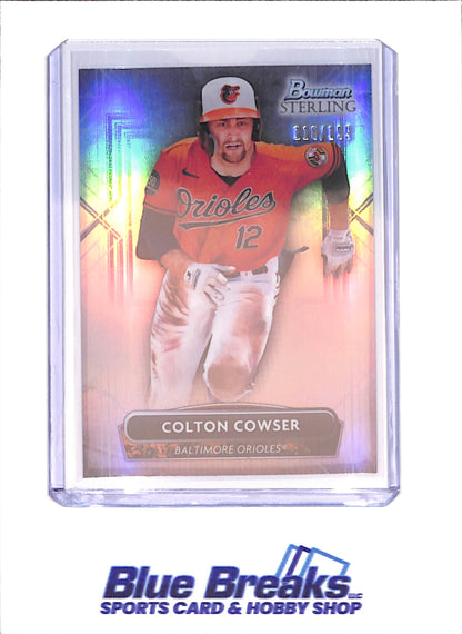 2022 Bowman Sterling - Colton Cowser - Refractor - 118/199 - Baltimore Orioles - Baseball - #BSP-72 - drop