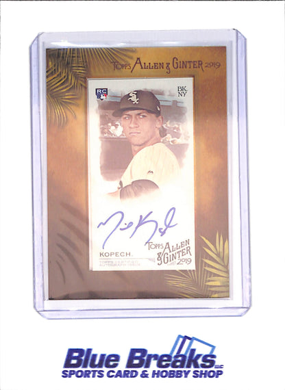 2019 Topps Allen & Ginter - Michael Kopech - Mini Border Autograph - RC - Chicago White Sox - Baseball - #MA-MK - drop