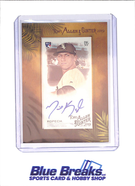 2019 Topps Allen & Ginter - Michael Kopech - Mini Border Autograph - RC - Chicago White Sox - Baseball - #MA-MK