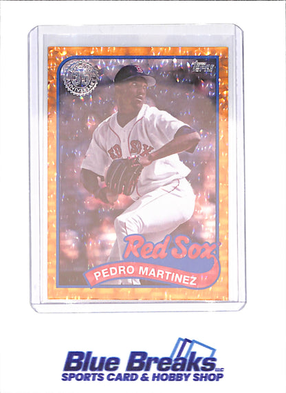 2024 Topps - Pedro Martinez - Orange Crackle Foilboard - 2/25 - Boston Red Sox - Baseball - #89B2-37 - drop