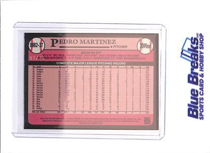 2024 Topps - Pedro Martinez - Orange Crackle Foilboard - 2/25 - Boston Red Sox - Baseball - #89B2-37 - drop