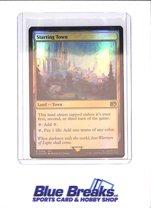 Magic the Gathering - Landing Town - Foil - Final Fantasy - 289 - drop