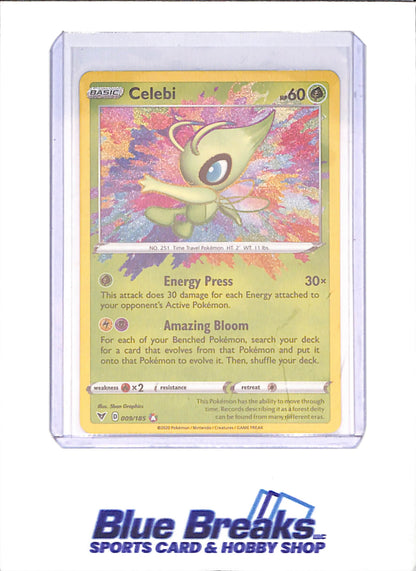 2020 Pokemon - Celebi - Vivid Voltage - 009/185 - drop