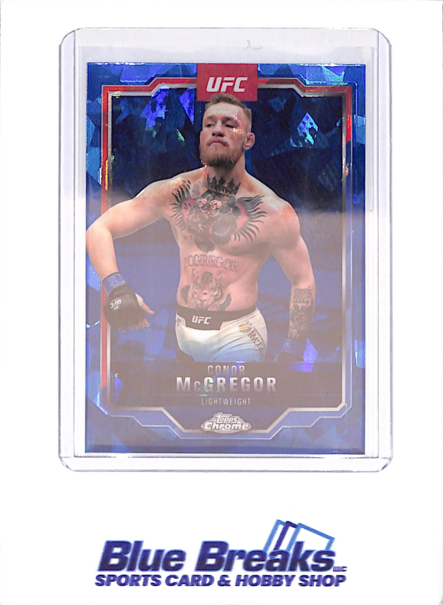 2025 Topps Chrome Sapphire - Conor McGregor - UFC - #101 -drop