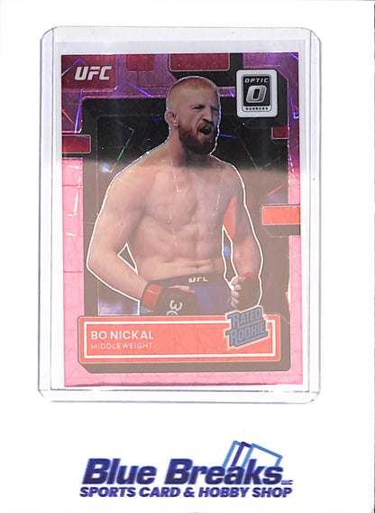2023 Panini Donruss Optic - Bo Nickal - Pink Lazer - Rated Rookie - 52/79 - #120 - drop