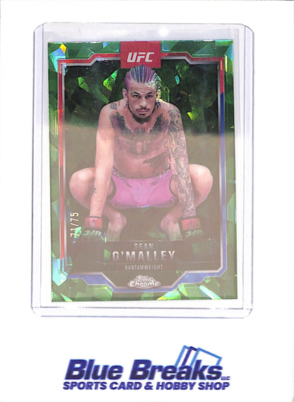 2025 Topps Chrome Sapphire - Sean O'Malley - 71/75 - UFC - #1 - drop