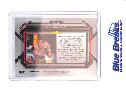 2023 Panini Prizm - Raul Rosas Jr - 69/149 - Purple - RC - UFC - #8 - drop