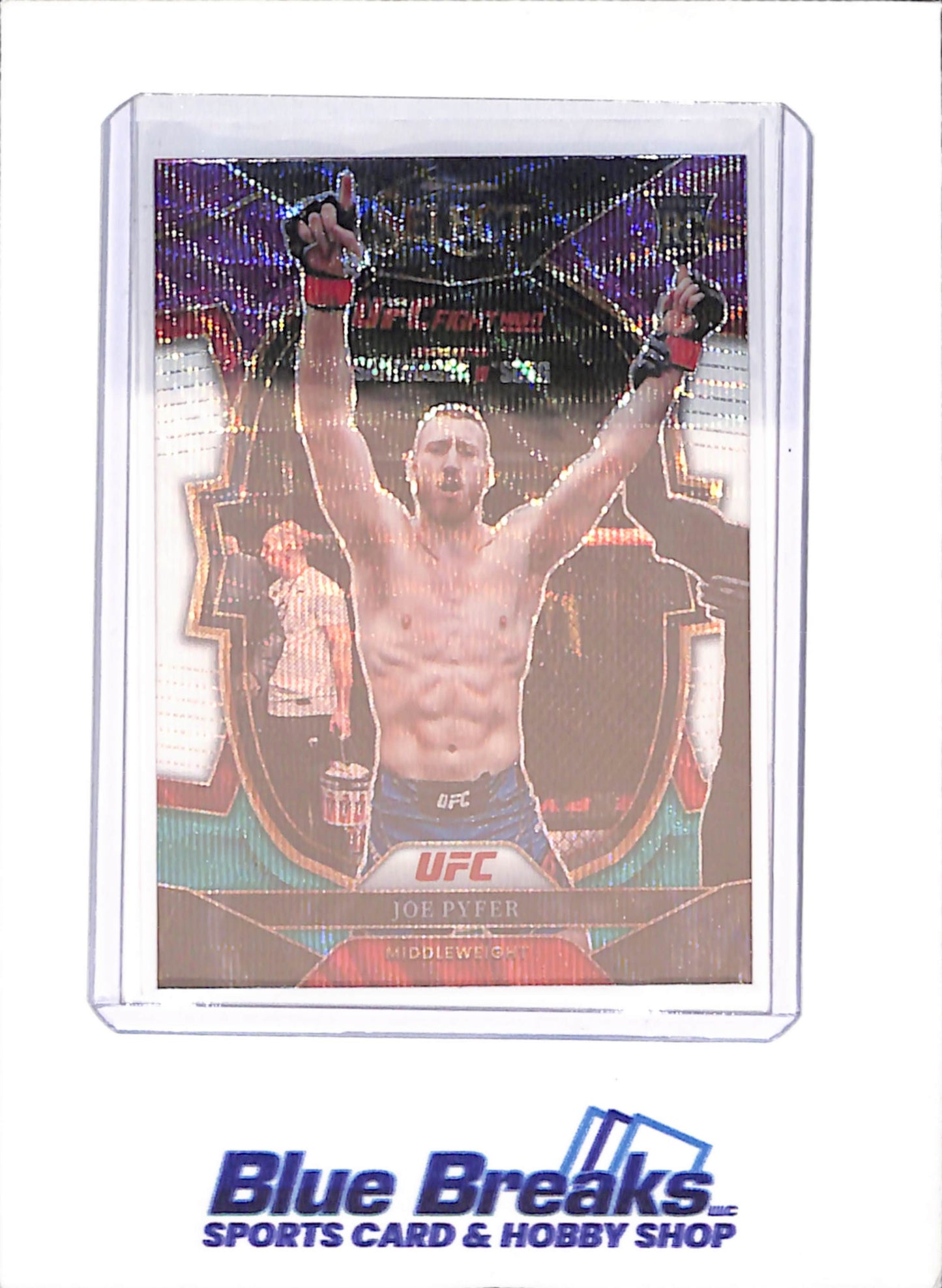 2023 Panini Select - Joe Pyre - Tri-Color Prizm - RC - UFC - #66 - drop