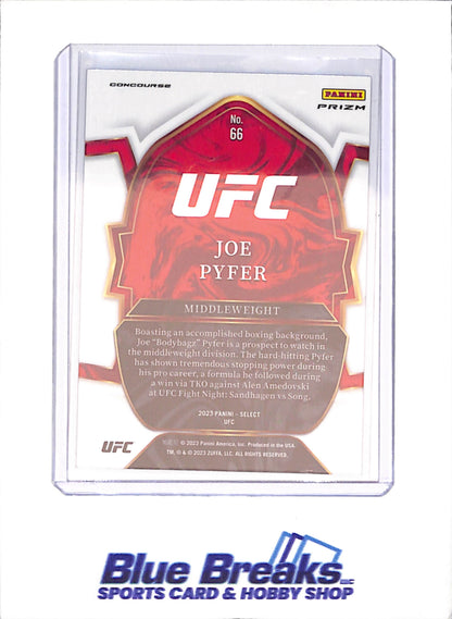 2023 Panini Select - Joe Pyre - Tri-Color Prizm - RC - UFC - #66 - drop