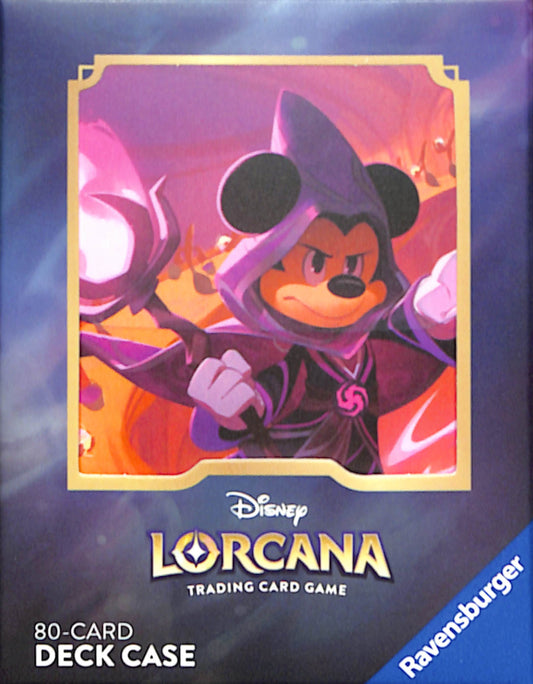 Disney Lorcana Deck Box - Mickey Mouse, Wayward Sorcerer - Ravensburger Deck Boxes