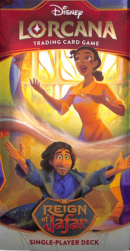 Disney Lorcana Reign of Jafar Single-Player Starter Deck - Amber & Amethyst - Sealed Wax