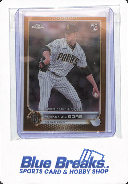 2022 Topps Chrome - MacKenzie Gore - #USC19 - San Diego Padres - Baseball - Gold - 16/50