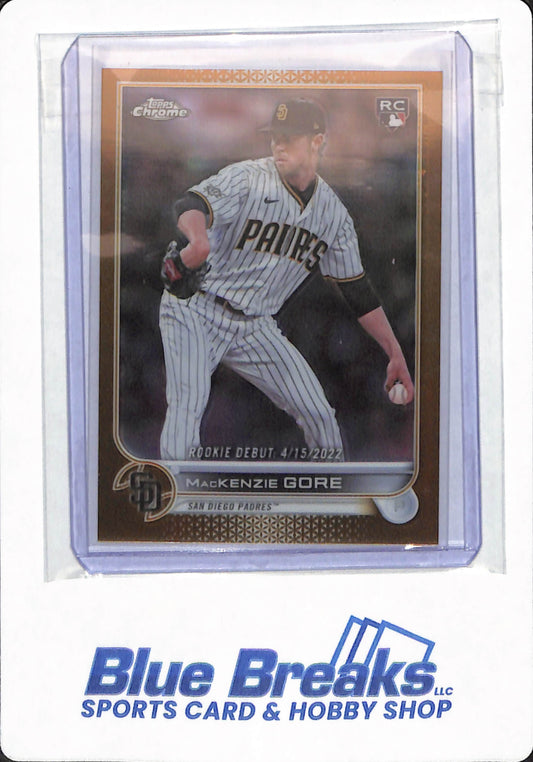 2022 Topps Chrome - MacKenzie Gore - #USC19 - San Diego Padres - Baseball - Gold - 16/50