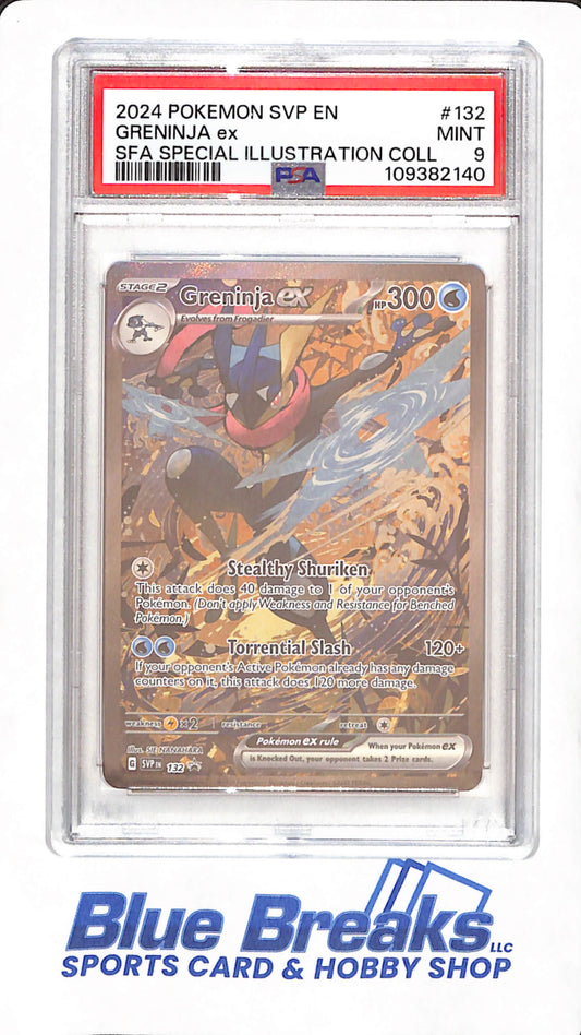 2024 Pokemon Scarlet & Violet Promo - Greninja ex Special Illustration - PSA MINT 9 - #132
