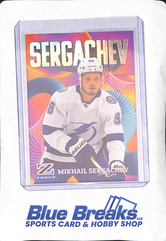 2023-24 Metal Universe - Mikhail Sergachev - Z-Force Rave - Tampa Bay Lightning - Hockey - 219/399 - #11 0f 50