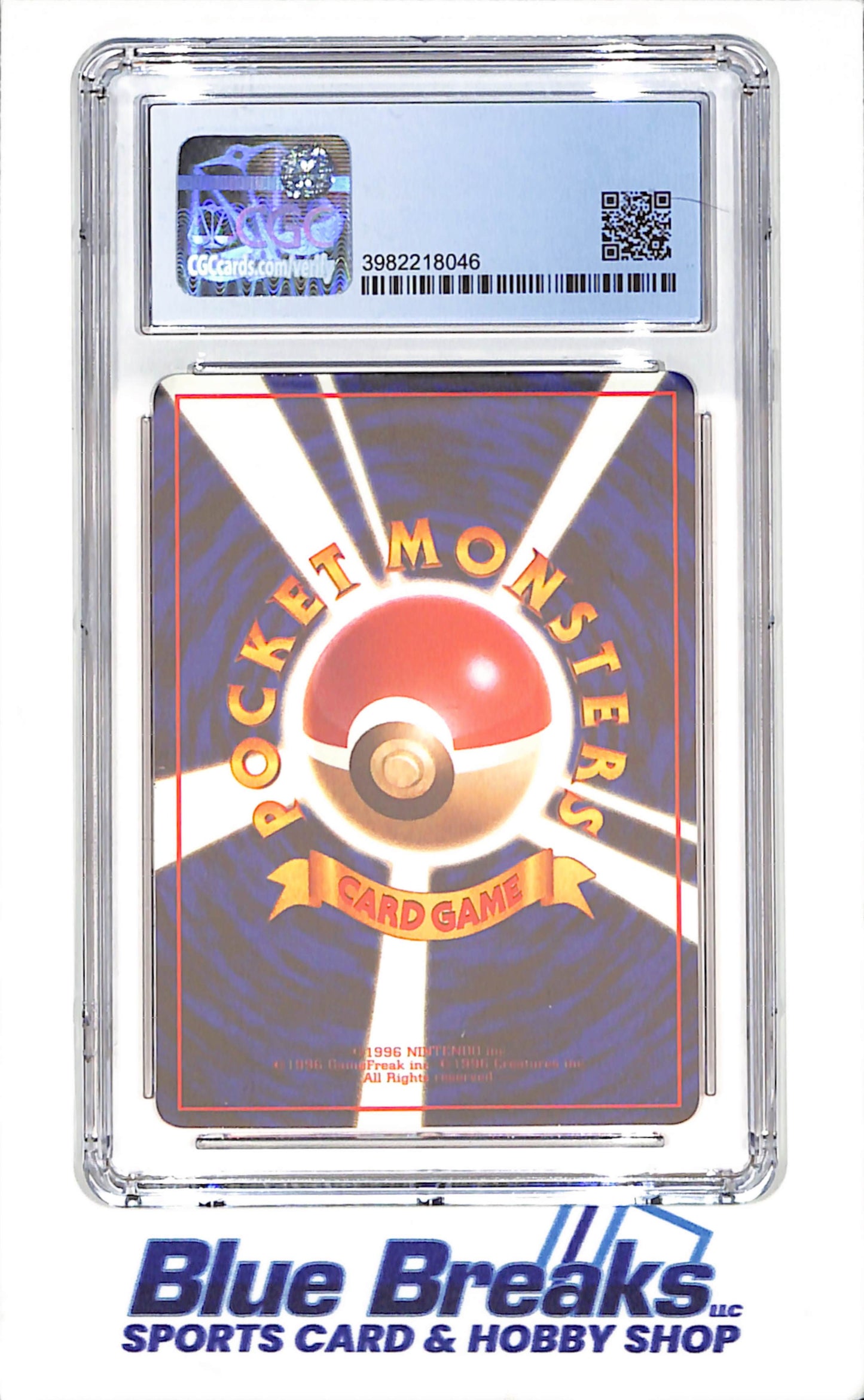 1998 Pokemon - Scyther - Japanese - Vending Series 3 - CGC 9.5