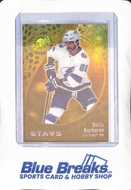 2022-23 Skybox Metal Universe - Nikita Kucherov - Tampa Bay Lightning - Hockey - Gold Stars - #103
