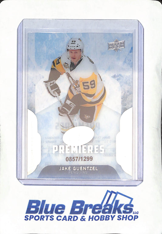2016-17 Upper Deck Ice - Jake Guentzel - Pittsburgh Penguins - Hockey - Premieres - 857/1299 - #117