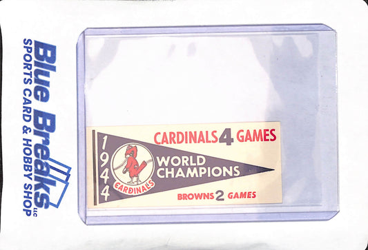1961 Fleer World Series Pennant Decals - 1944 Cardinals - St. Louis Cardinals - Baseball