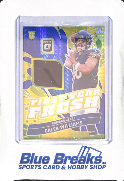 2024 Panini Donruss Optic - Caleb Williams - First Year Fresh Relic - Chicago Bears - Football - RC - #FYF-CWS