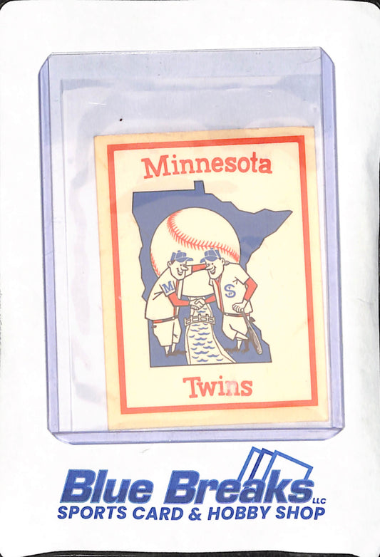 1961 Fleer Double Bubble Logo Sticker - Minnesota Twins - Baseball