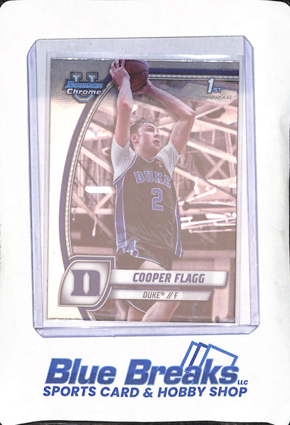 2025 Bowman Chrome University - Cooper Flagg - Duke University - 1st Bowman - Basketball - #16