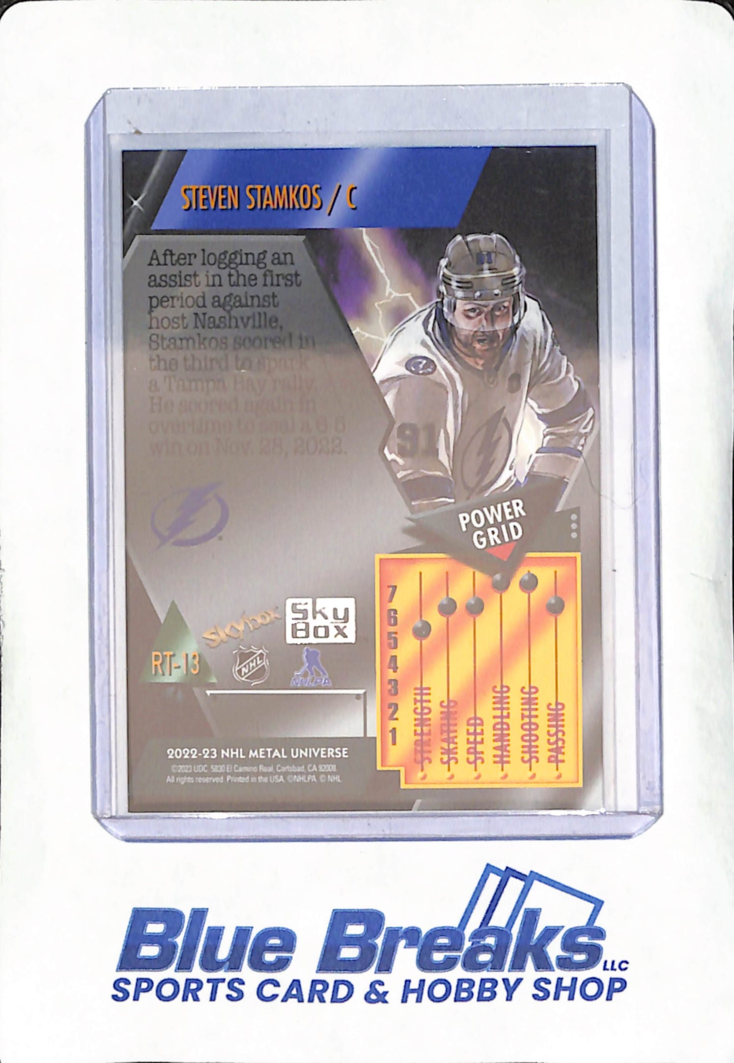 2022-23 NHL Metal Universe - Steven Stamkos - 2013 Retro - Tampa Bay Lightning - Hockey - #RT-13