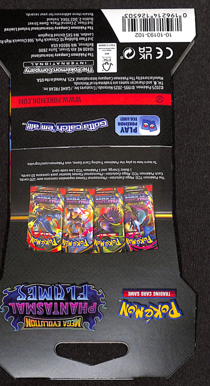 Pokemon - Phantasmal Flames Sleeved Booster Pack - Sealed Wax