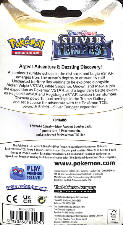 Pokemon - Silver Tempest Single Pack Blister - Sealed Wax