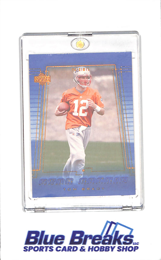 2000 Upper Deck - Tom Brady - Star Rookie - New England Patriots - Football - #254 - drop