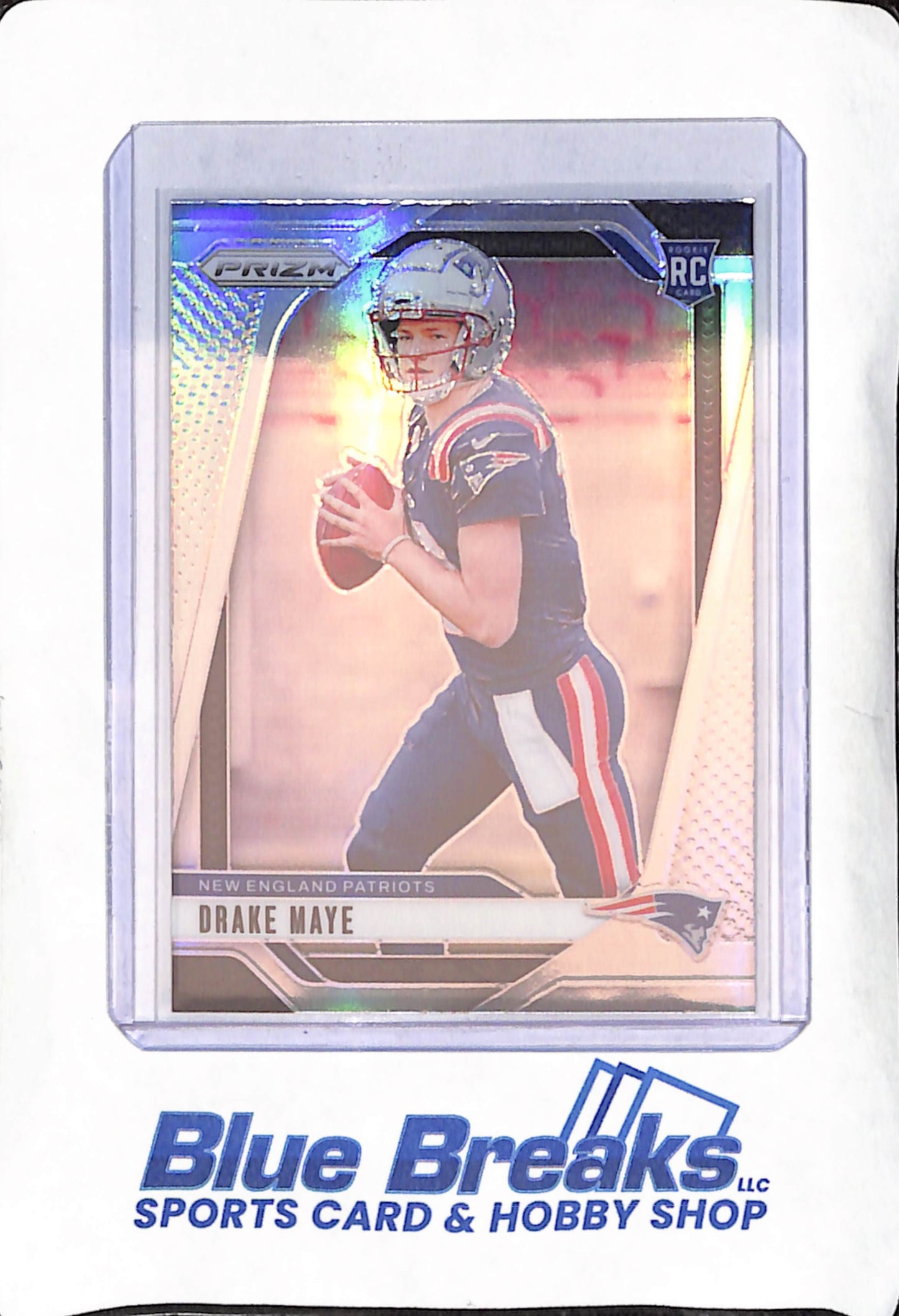 2024 Panini - Drake Maye - Silver - New England Patriots - Football - RC - #329
