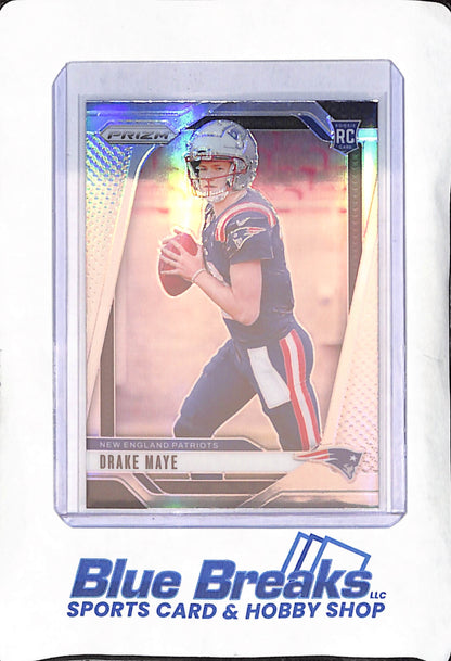 2024 Panini - Drake Maye - Silver - New England Patriots - Football - RC - #329
