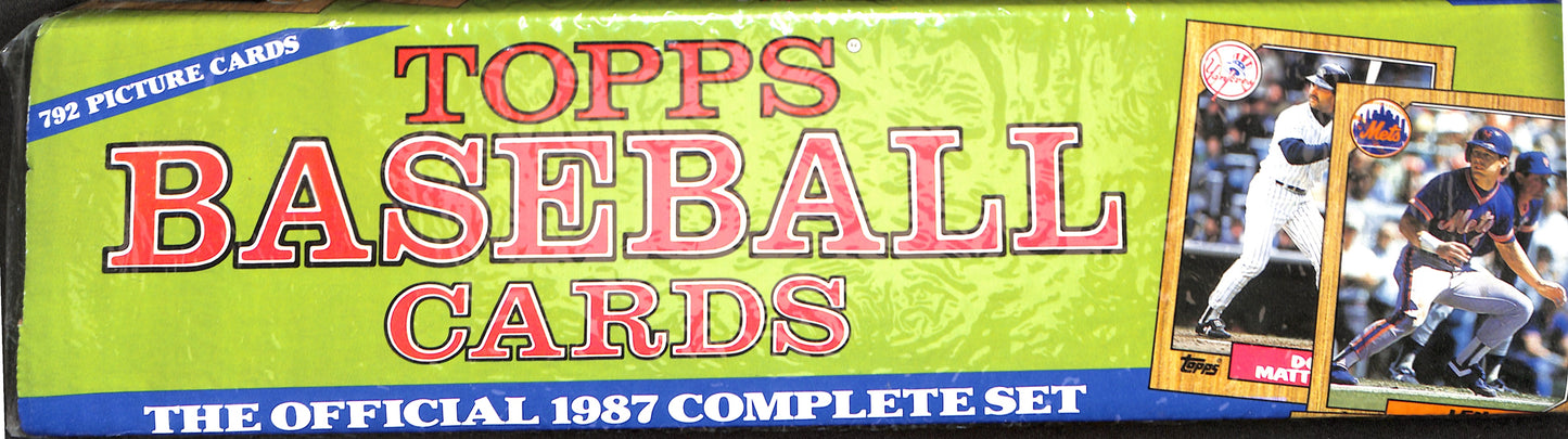 1987 Topps Baseball Complete Set - Sealed Wax