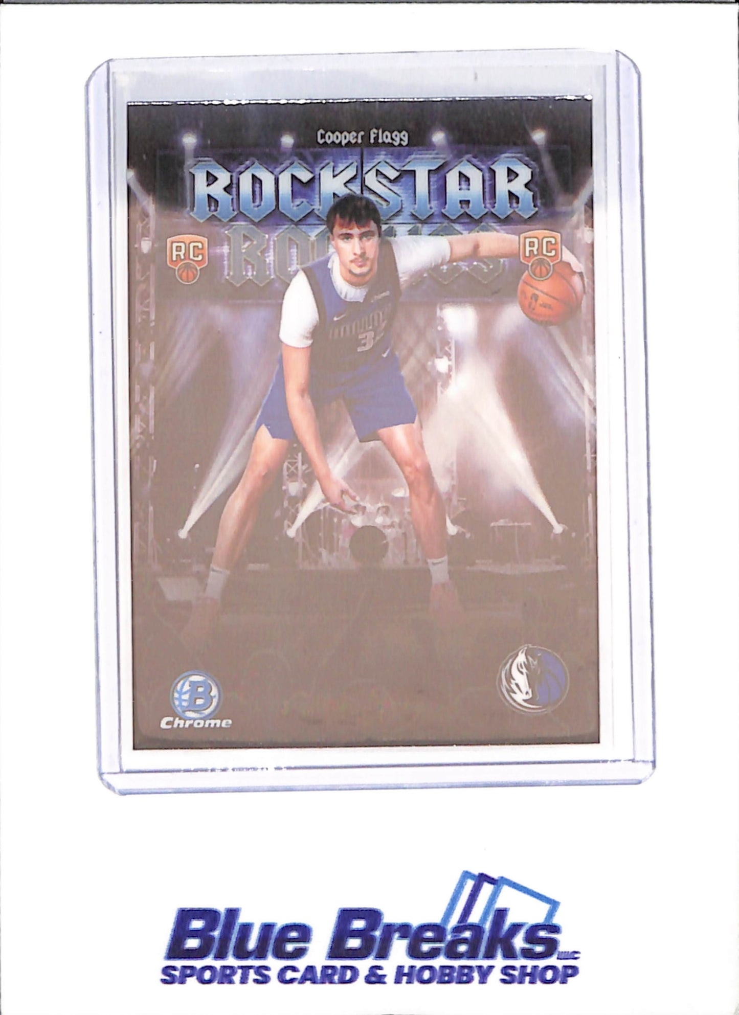2025-26 Bowman Chrome - Cooper Flagg - Rockstar Rookies - Dallas Mavericks - Basketball - #RR-1 - drop