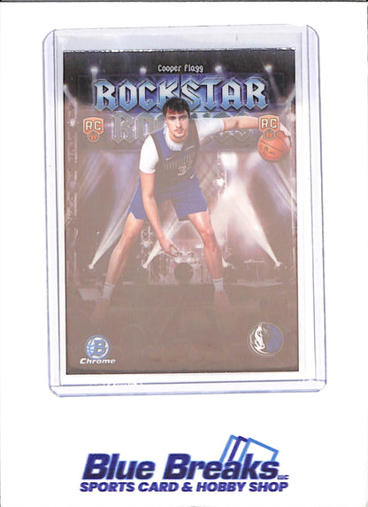 2025-26 Bowman Chrome - Cooper Flagg - Rockstar Rookies - Dallas Mavericks - Basketball - #RR-1 - drop