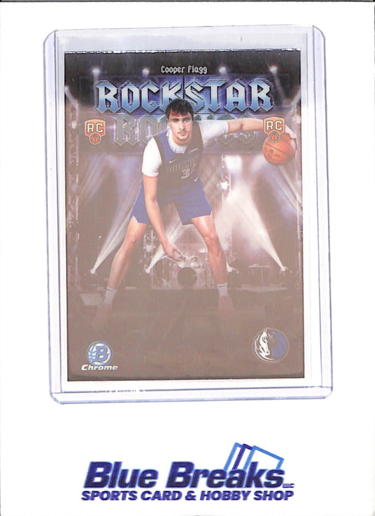 2025-26 Bowman Chrome - Cooper Flagg - Rockstar Rookies - Dallas Mavericks - Basketball - #RR-1