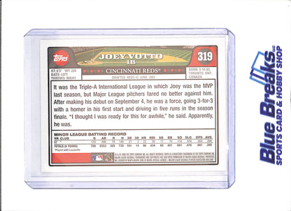 2008 Topps - Joey Votto - Rookie Card - Cincinnati Reds - Baseball - #319 - drop