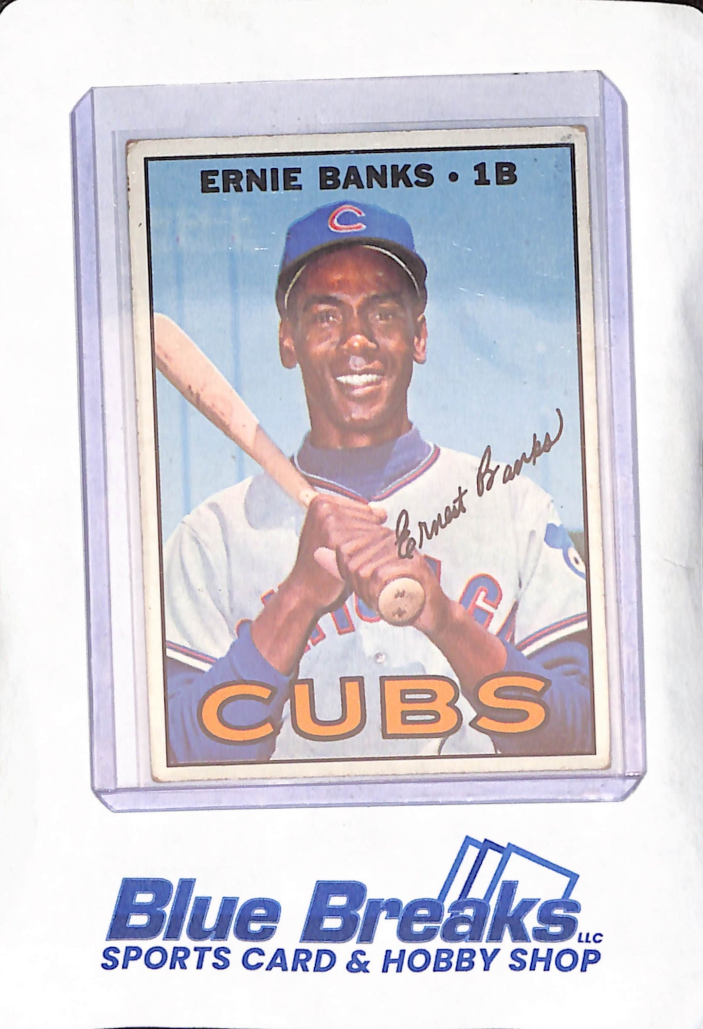 1967 Topps - Ernie Banks - Chicago Cubs - Baseball - #215