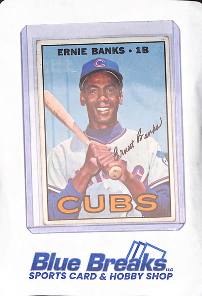 1967 Topps - Ernie Banks - Chicago Cubs - Baseball - #215